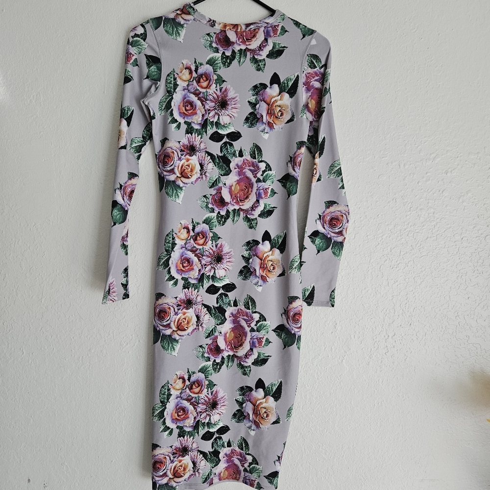 Zara polyamide dress with floral print - Picture 5 of 7